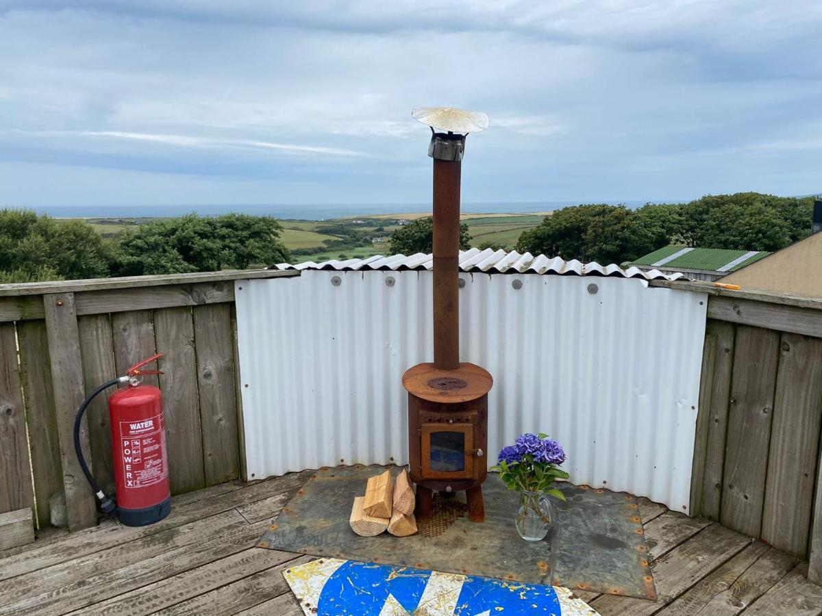 Coastal Stay Bell Tent Porthgain エクステリア 写真